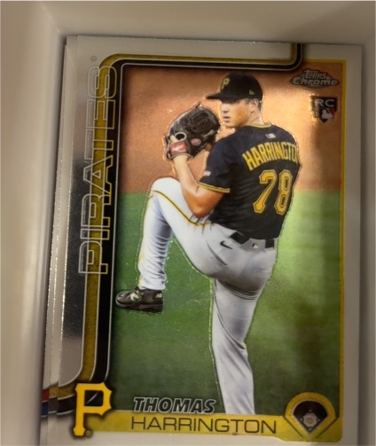 2025 Topps Chrome Update #US273 Thomas Harrington — front