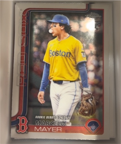 2025 Topps Chrome Update #USC117 Marcelo Mayer — front