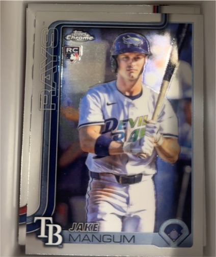 2025 Topps Chrome Update #USC176 Jake Mangum — front