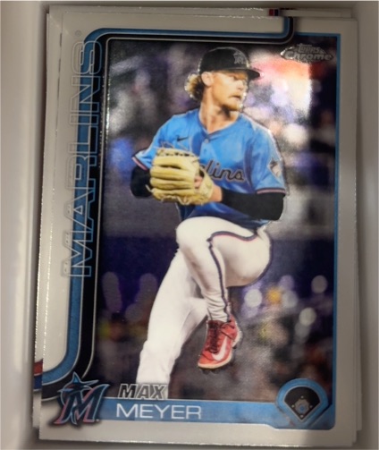 2025 Topps Chrome Update #US99 Max Meyer — front
