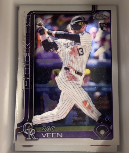 2025 Topps Chrome Update #USC28 Zac Veen — front