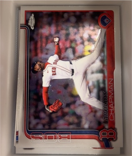 2025 Topps Chrome #141 Aroldis Chapman — front