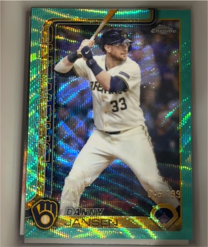 2025 Topps Chrome Update #USC122 Danny Jansen — front