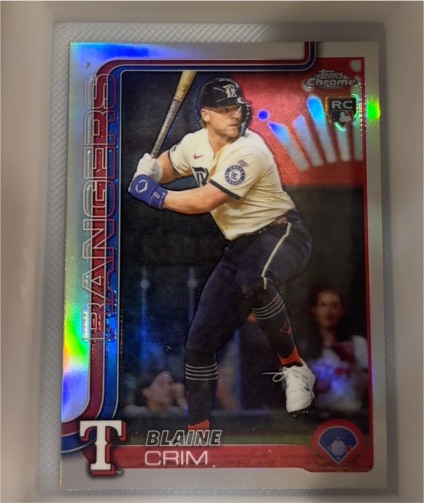 2025 Topps Chrome Update #USC83 Blaine Crim — front