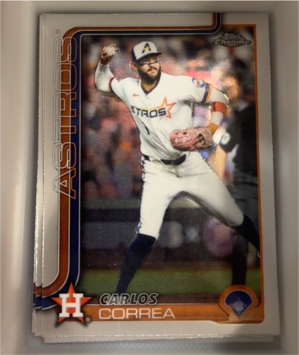 2025 Topps Chrome Update #USC164 Carlos Correa — front