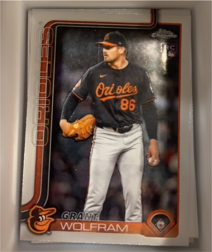 2025 Topps Chrome Update #USC31 Grant Wolfram — front