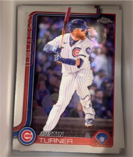 2025 Topps Chrome Update #US27 Justin Turner — front