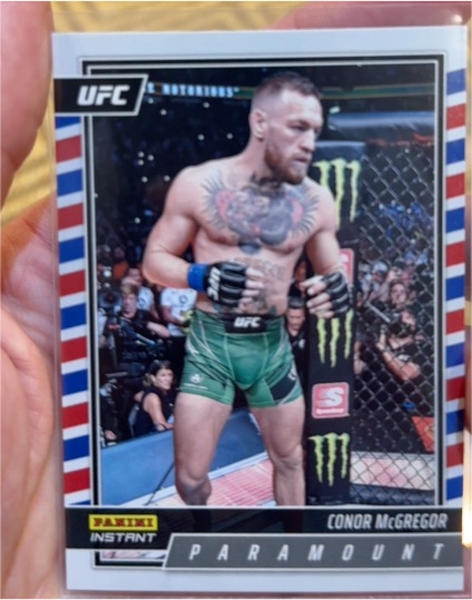 2022 Panini Instant Paramount #P15 Conor McGregor — front