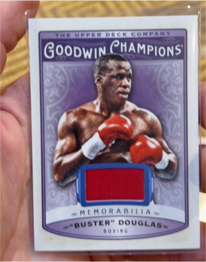2019 Upper Deck Goodwin Champions Memorabilia #MBD Buster Douglas — front