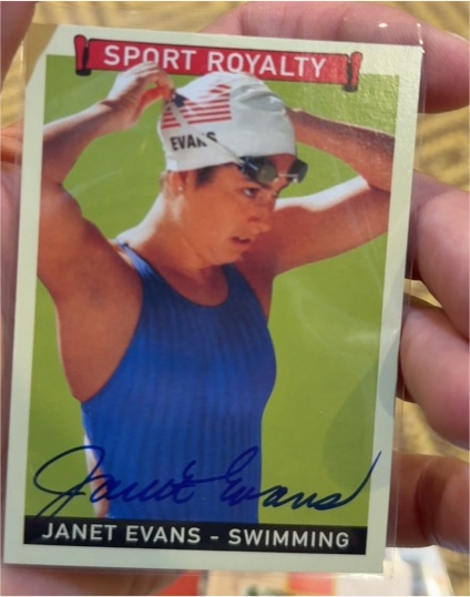 2008 Upper Deck Goudey Sport Royalty #GSR-EV Janet Evans — front