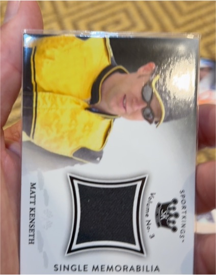 2022 Sage Sportkings Volume 3 Single Memorabilia #SM-MK Matt Kenseth — front
