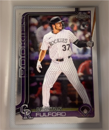 2025 Topps Chrome Update #USC199 Braxton Fulford — front