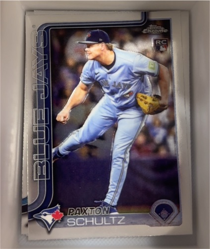 2025 Topps Chrome Update #USC101 Paxton Schultz Rookie — front