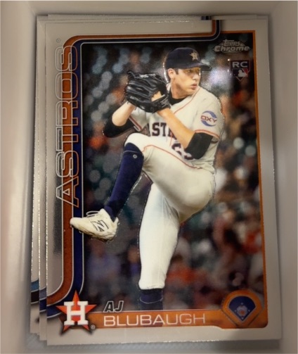 2025 Topps Chrome Update #USC163 AJ Blubaugh — front