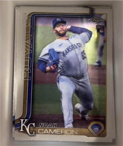 2025 Topps Chrome Update #USC69 Noah Cameron — front