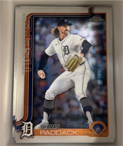 2025 Topps Chrome Update #USC10 Chris Paddack — front