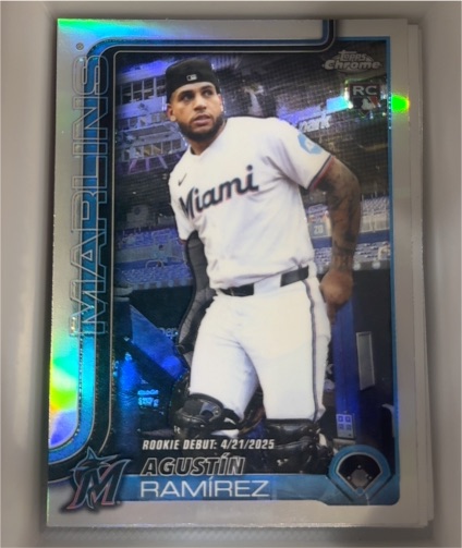 2025 Topps Chrome Update #USC38 Agustin Ramirez — front