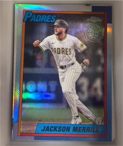 2025 Topps Chrome Update #90CU-5 Jackson Merrill — front