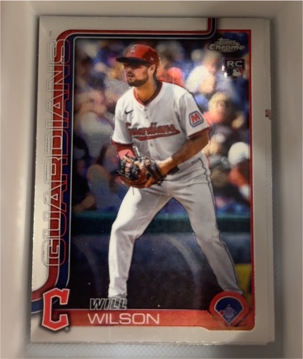2025 Topps Chrome Update #USC187 Will Wilson — front