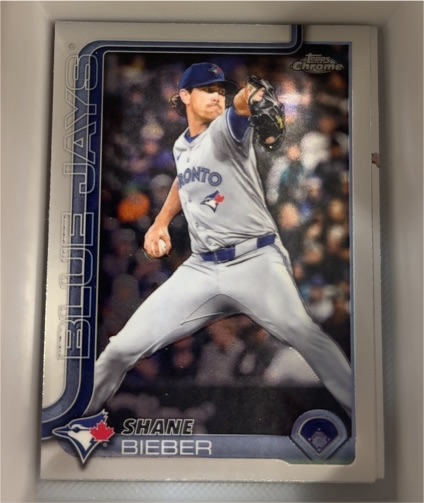 2025 Topps Chrome Update #USC52 Shane Bieber — front