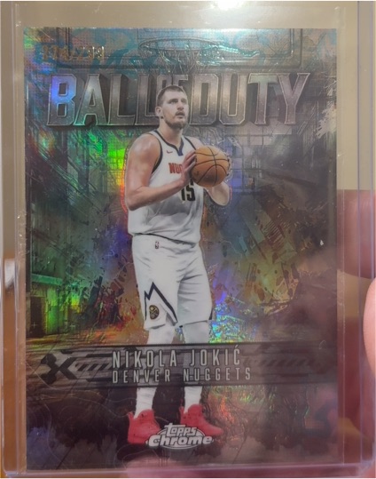 2025-26 Topps Chrome #BD-3 Nikola Jokić Ball of Duty — front