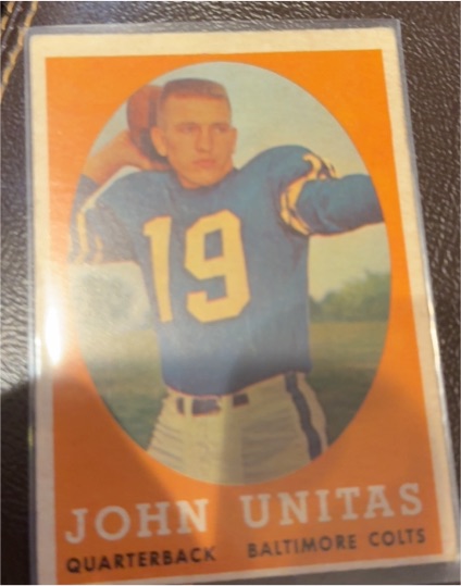 1958 Topps #22 John Unitas — front