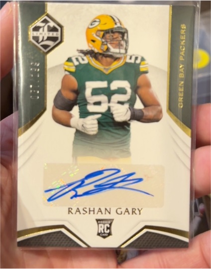 2019 Panini Limited #? Rashan Gary — front