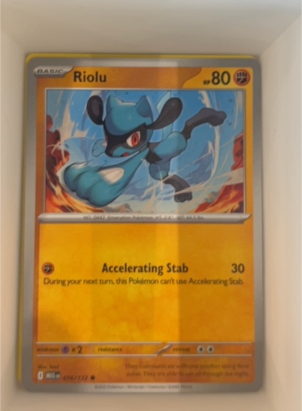 2022 Mega Evolution #076 Riolu — front