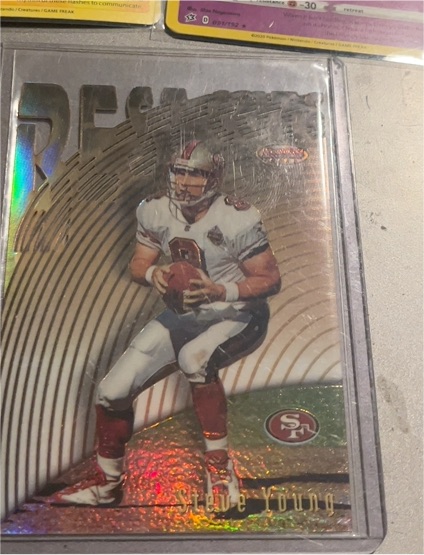 1997 Bowman's Best #BC14 Steve Young Best Cuts Die Cut — front