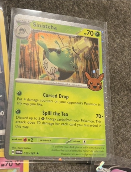 2024 Pokemon Trick or Trade #022 Sinistcha — front