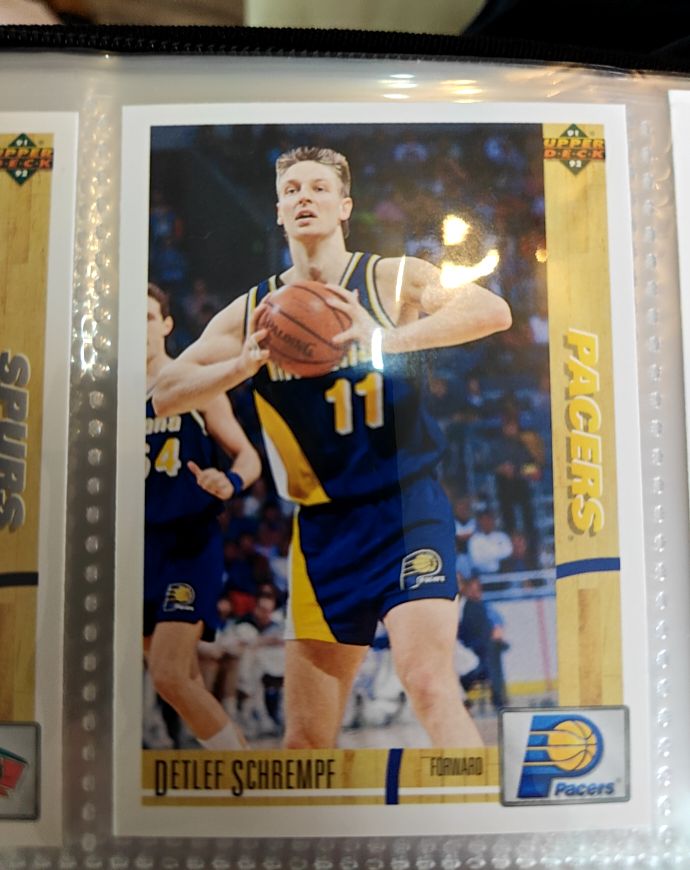 1991-92 Upper Deck #260 Detlef Schrempf Indiana Pacers — front