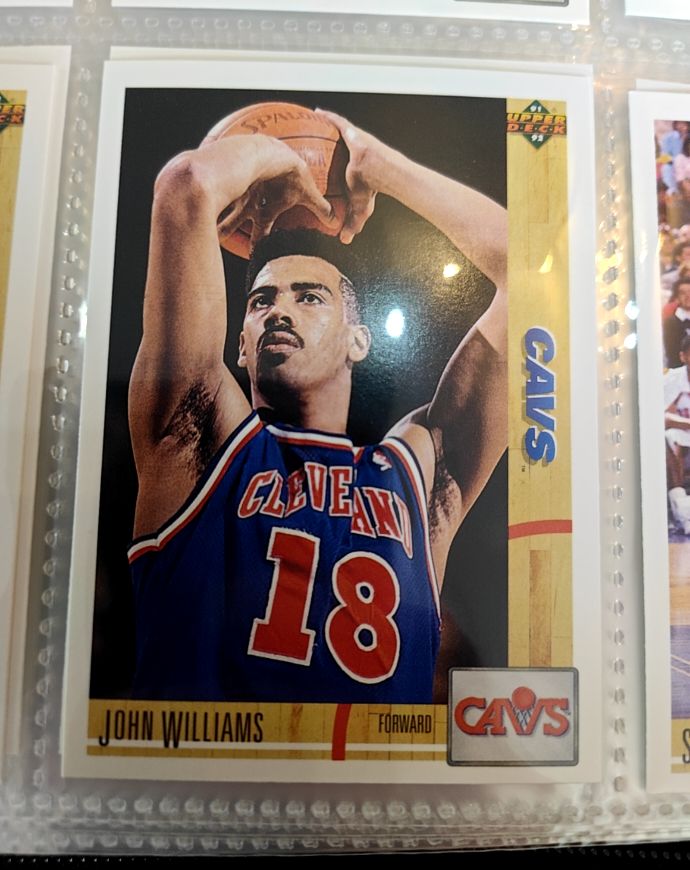 1991-92 Upper Deck #249 John Williams Cleveland Cavaliers — front