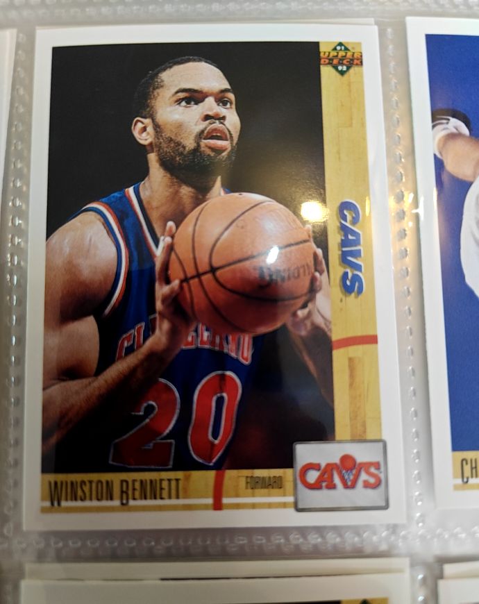 1991-92 Upper Deck #247 Winston Bennett — front