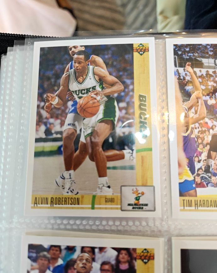 1991-92 Upper Deck #244 Alvin Robertson — front