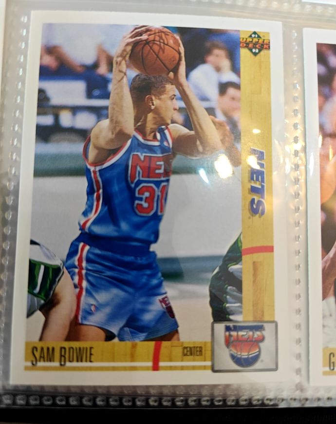 1991-92 Upper Deck #231 Sam Bowie — front