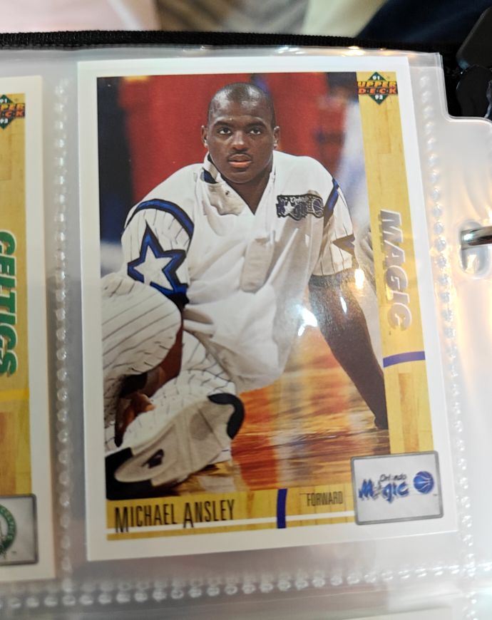 1991-92 Upper Deck #224 Michael Ansley — front