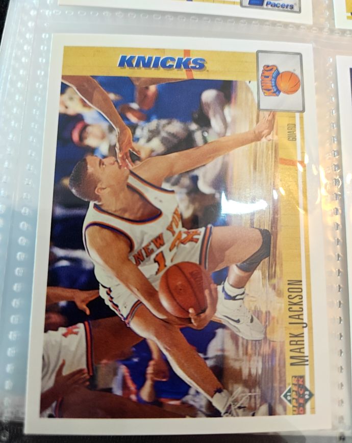 1991-92 Upper Deck #212 Mark Jackson — front