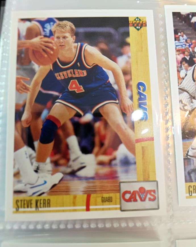 1991-92 Upper Deck #208 Steve Kerr Cleveland Cavaliers — front