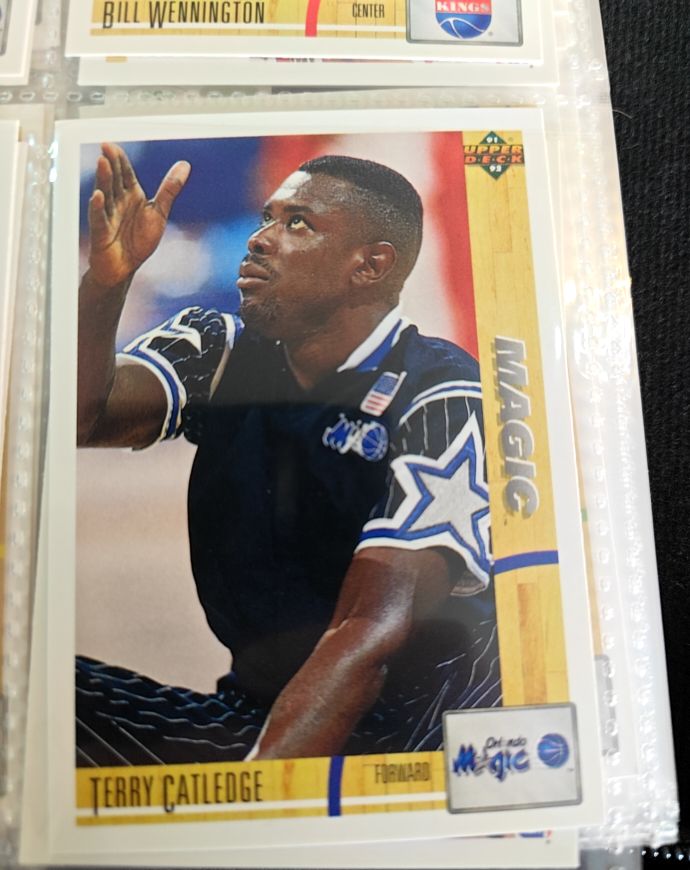 1991-92 Upper Deck #205 Terry Catledge Orlando Magic — front
