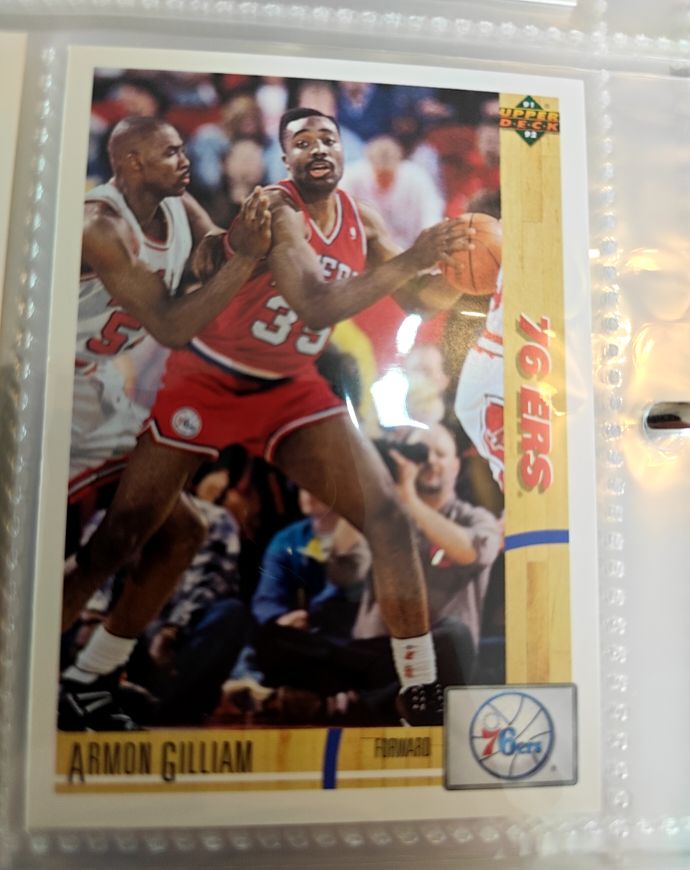 1991-92 Upper Deck #390 Armon Gilliam — front
