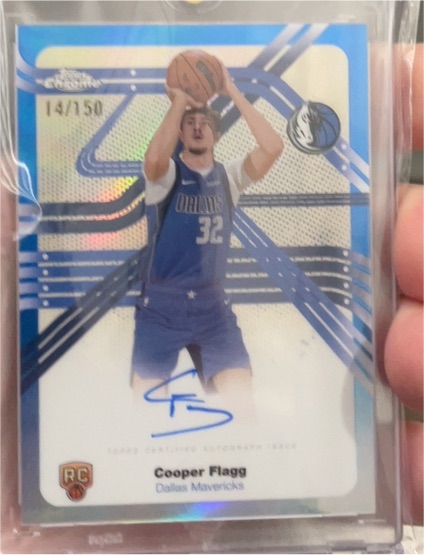 2025-26 Topps Chrome Next Stop Signatures #NS-CF Cooper Flagg — front