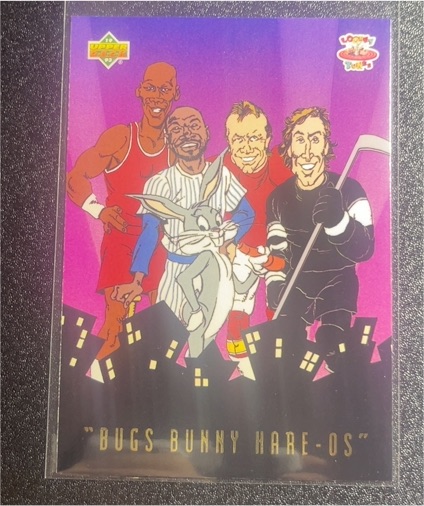 1993 Upper Deck Looney Tunes #BBH5 Bugs Bunny Hare-Os Michael Jordan — front