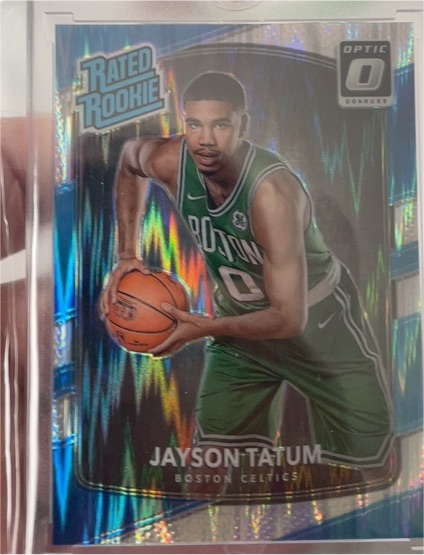 2017-18 Panini Donruss Optic #198 Jayson Tatum Rated Rookie — front