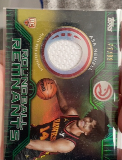 2025-26 Topps #RRR-AN Asa Newell — front