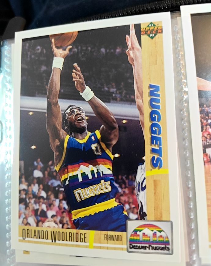 1991-92 Upper Deck #352 Orlando Woolridge Denver Nuggets — front