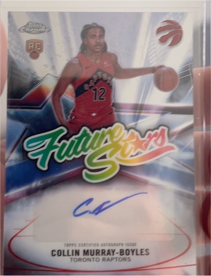 2025-26 Topps Chrome #FS-CMB Collin Murray-Boyles Future Stars Rookie Auto — front