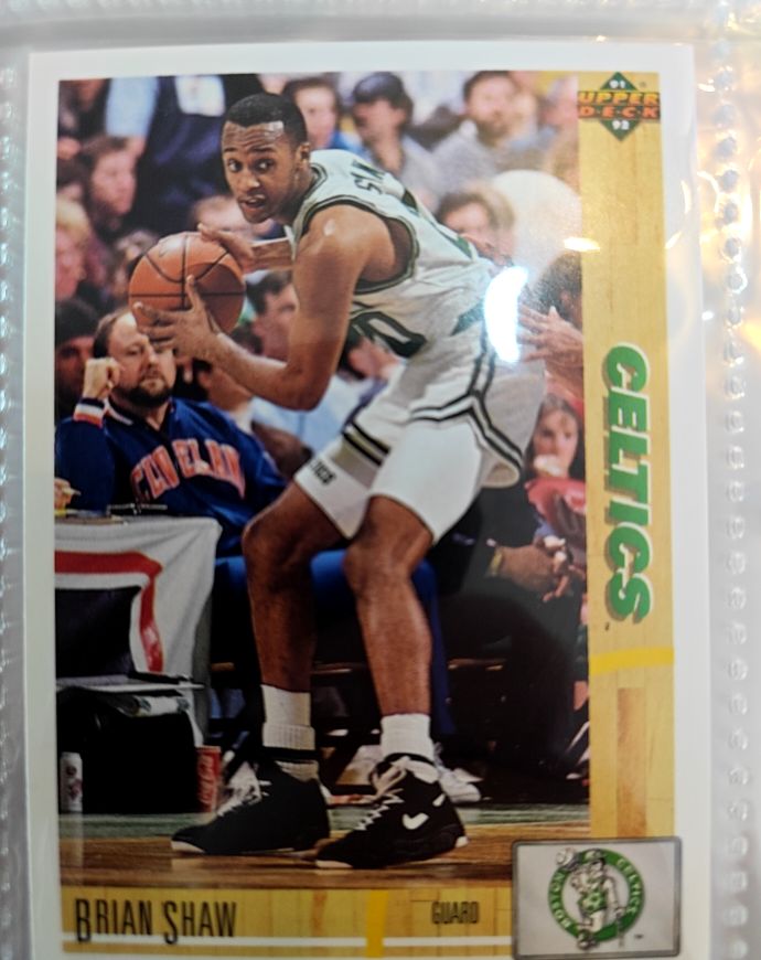 1991-92 Upper Deck #346 Brian Shaw — front
