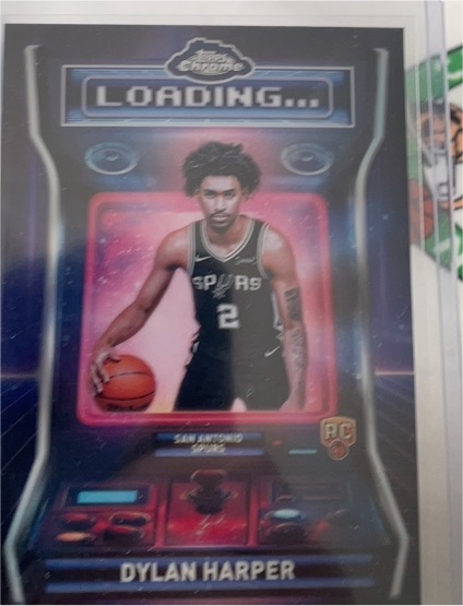 2025-26 Topps Chrome #LD-12 Dylan Harper Loading Rookie — front