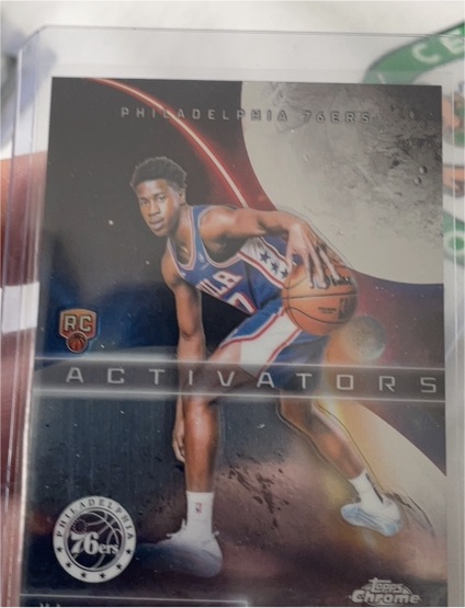 2025-26 Topps Chrome #AC-13 VJ Edgecombe Activators Rookie Philadelphia 76ers — front