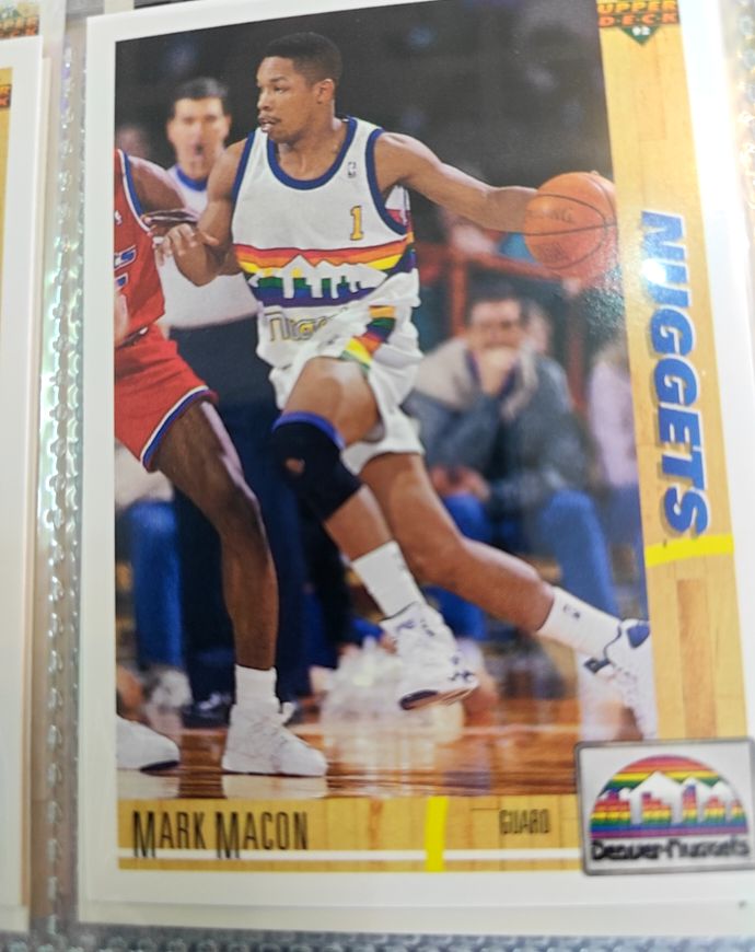 1991-92 Upper Deck #489 Mark Macon — front